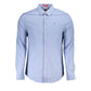 Azure Cotton Men's Shirt