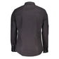 Black Cotton Men's Shirt