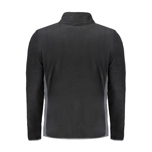 Black Polyester Mens Sweatshirt