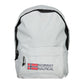 Gray Polyester Men Backpack