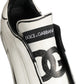 White Leather Portofino Low Top Sneakers Shoes
