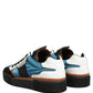 Multicolor Leather MIAMI Low Top Men Sneakers Shoes
