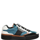 Multicolor Leather MIAMI Low Top Men Sneakers Shoes