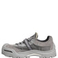 Gray Airmaster Panelled Low Top Men Sneakers Shoes