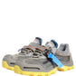 Gray Airmaster Panelled Low Top Men Sneakers Shoes