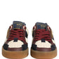 Multicolor Leather MIAMI Low Top Men Sneakers Shoes