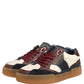 Multicolor Leather MIAMI Low Top Men Sneakers Shoes