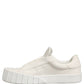 White Leather Low Top Lace Up Sneakers Shoes