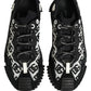 Black Logo Lace Up Low Top NS1 Men Sneakers Shoes