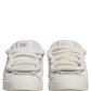 White Leather Portofino Space Sneakers Shoes