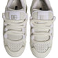 White Leather Portofino Space Sneakers Shoes