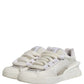 White Leather Portofino Space Sneakers Shoes