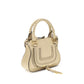 Beige Calf Leather Bos Taurus Handbag