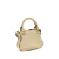 Beige Calf Leather Bos Taurus Handbag