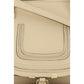 Beige Calf Leather Bos Taurus Handbag