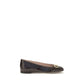 Brown Calf Leather Bos Taurus Ballet Flats