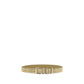Beige Suede Leather Regular Belt