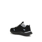 Black Fabric Athletic Sneakers