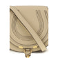 Beige Calf Leather Bos Taurus Shoulder Bag