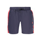 Blue Polyamide Men's Swimwear