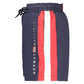 Blue Polyamide Men's Swimwear