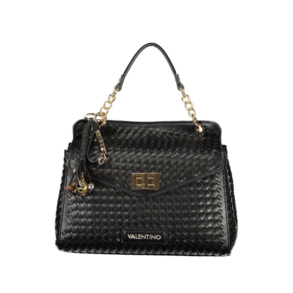 Black Polyurethane Womens Bag