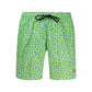 Green Polyester Men's Swim Shorts