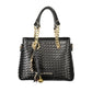Black Polyurethane Women's Bag