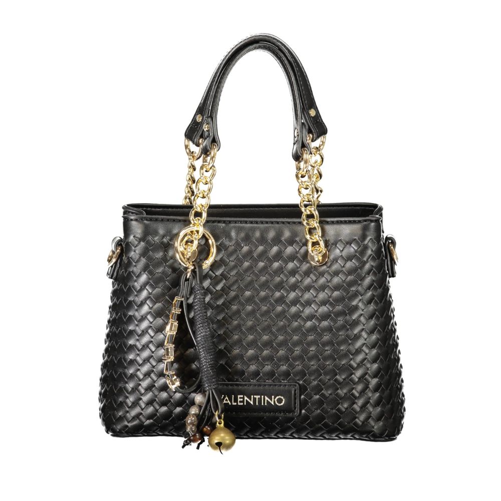 Black Polyurethane Women's Bag