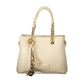 Beige Polyurethane Women's Bag