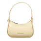 Beige Polyurethane Women Bag