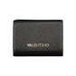 Black Polyurethane Womens Wallet
