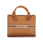 Brown Polyurethane Women's Bag