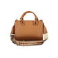 Brown Polyurethane Women's Bag