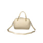 Beige Polyurethane Womens Bag