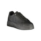 Black Polyester Men's Sneaker
