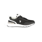 Black Polyester Men's Sneaker