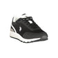 Black Polyester Men's Sneaker