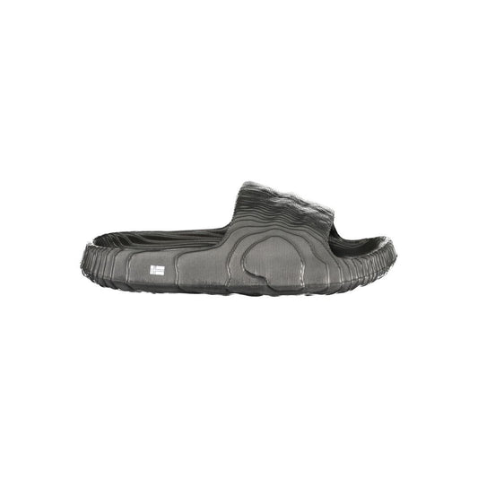 Black Polyurethane Men Slipper