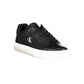 Black Polyurethane Men's Sneaker