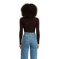 Brown Viscose Turtleneck