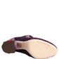 Purple Crystal Lurex Fantasy Boots Shoes