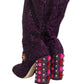 Purple Crystal Lurex Fantasy Boots Shoes