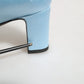 Light Blue Satin Knee High Boots Shoes
