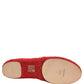 Red Taormina Lace Espadrille Flats Shoes