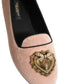 Pink Velvet Devotion Loafers Flats Shoes