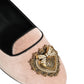 Pink Velvet Devotion Loafers Flats Shoes