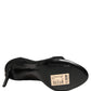 Black Nylon Mesh Sock Style Boots Shoes