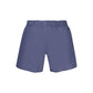 Blue Polyester Men Swim Short