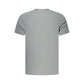 Gray Polyester Men's T-Shirt